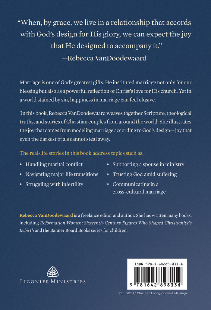 A Happy Marriage: Covenant Joy in a Fallen World — back cover