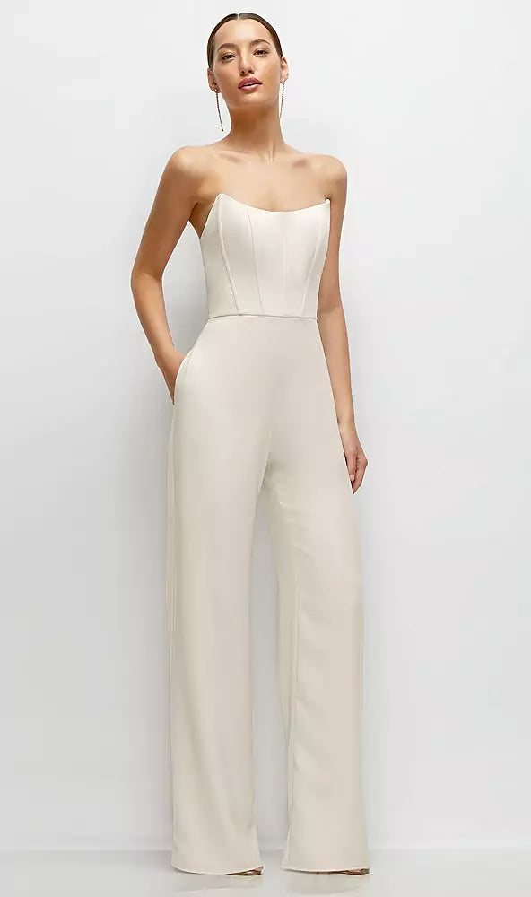 After Six Eva Ivory Jumpsuit 6906