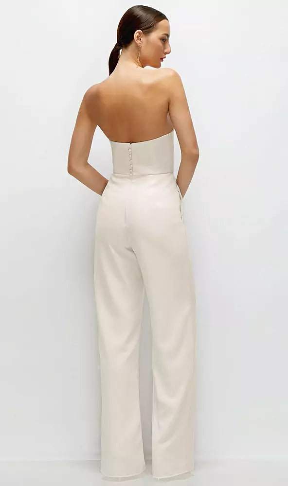 After Six Eva Ivory Jumpsuit 6906