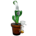 Basil Bush Glass 23cm Percolator Cactus Bong (14mm) - UK