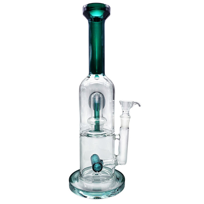 Basil Bush Glass Mini 31cm Percolator (Double Chamber) - UK