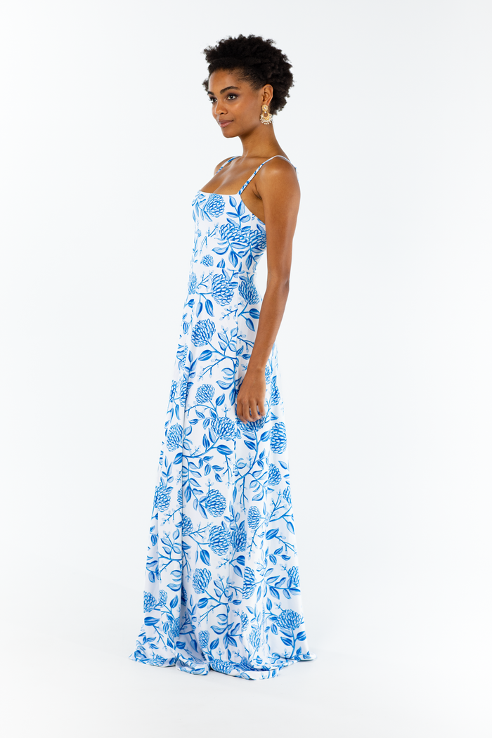 Brigette Dress in Dahlia Crush