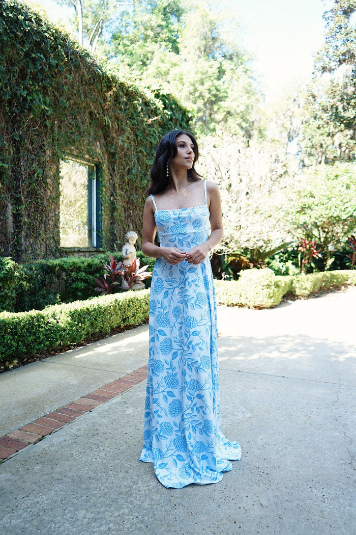 Brigette Dress in Dusty Bloom