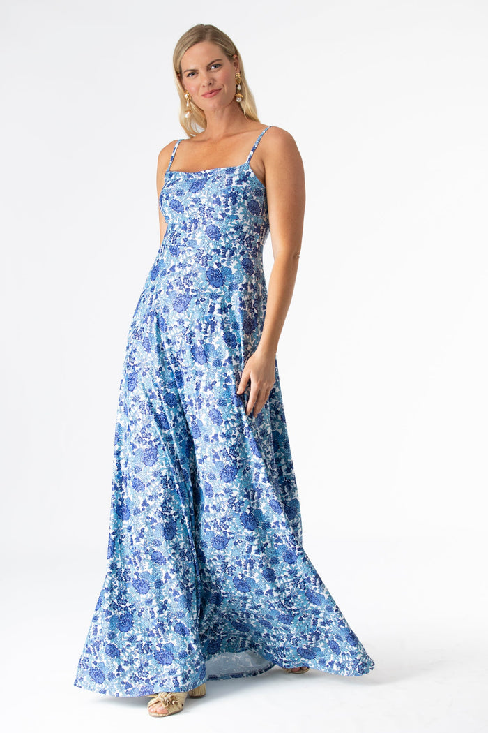 Brigette Dress in Porcelain Petals