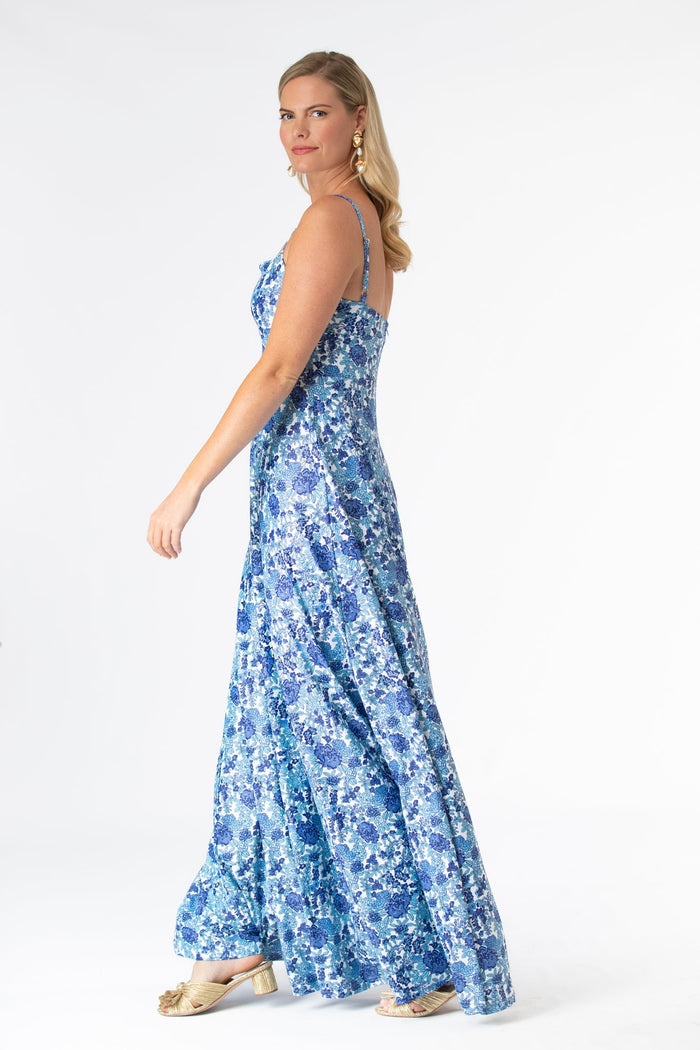 Brigette Dress in Porcelain Petals
