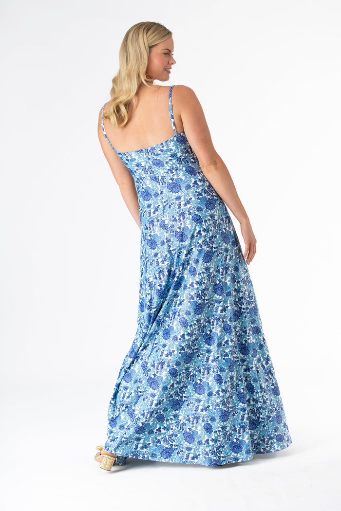 Brigette Dress in Porcelain Petals