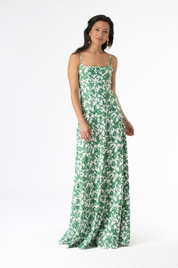 Brigette Dress in Rosemary Waltz