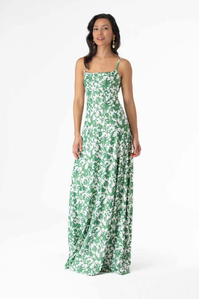 Brigette Dress in Rosemary Waltz