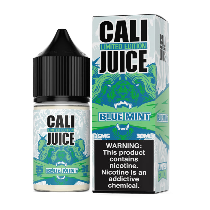 Cali Juice Salts - Blue Mint e-liquid - 35mg - 50mg - 30ml bottle - UK