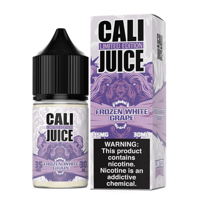 Cali Juice Salts - Frozen White Grape e-liquid - 35mg - 50mg - 30ml bottle - UK