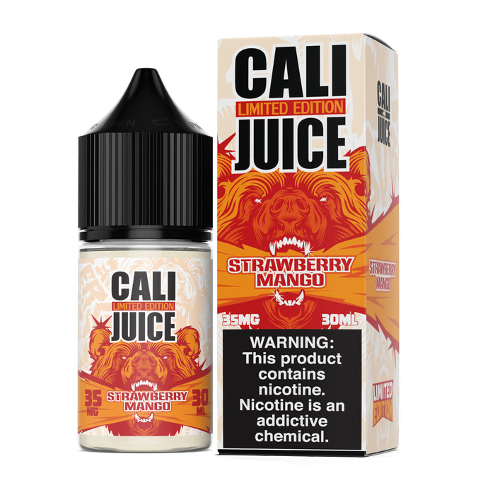 Cali Juice Salts - Strawberry Mango e-liquid - 35mg - 50mg - 30ml bottle - UK