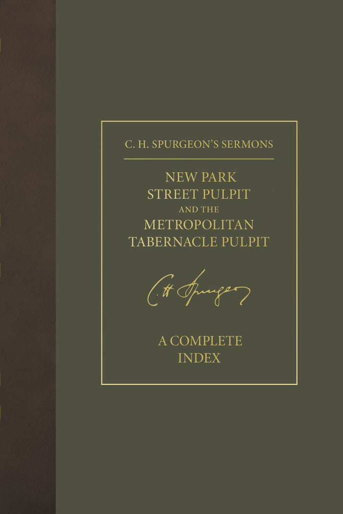 Charles Spurgeon Index Volume
