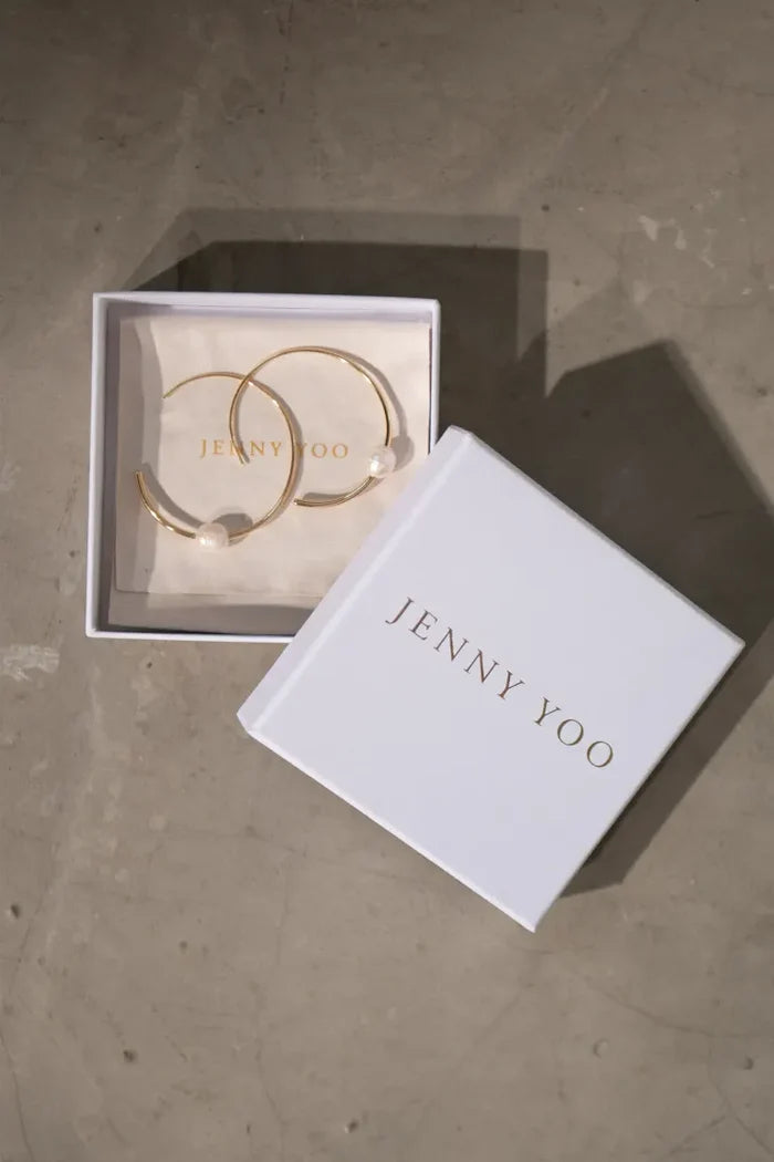 Charlize Gold Hoop Earring