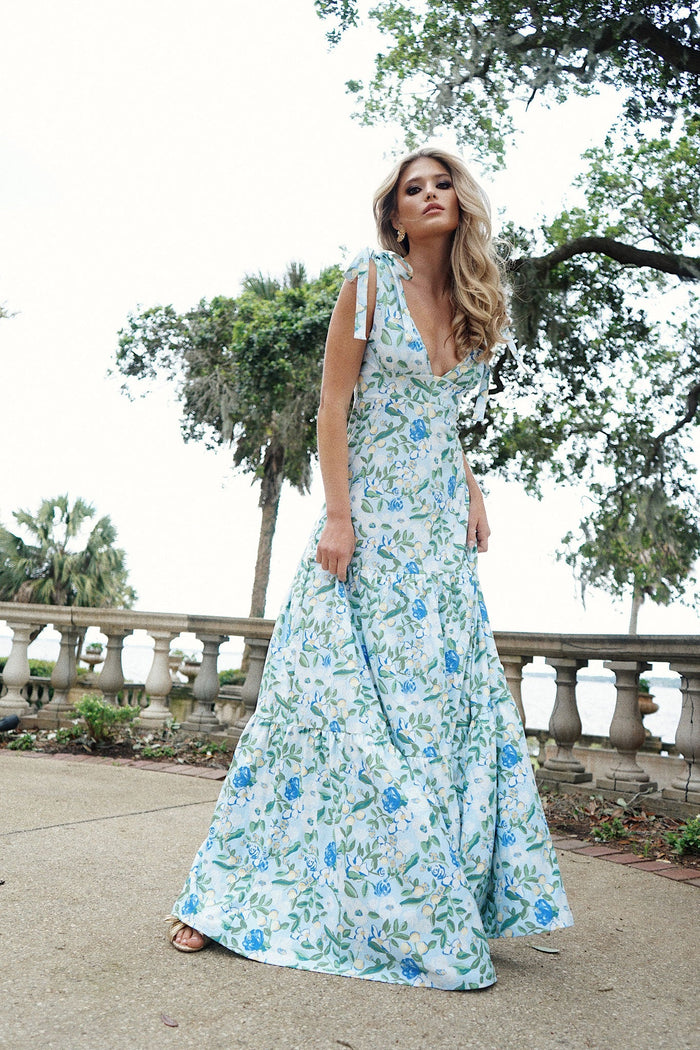 Clementine Dress in Craspedia Darling