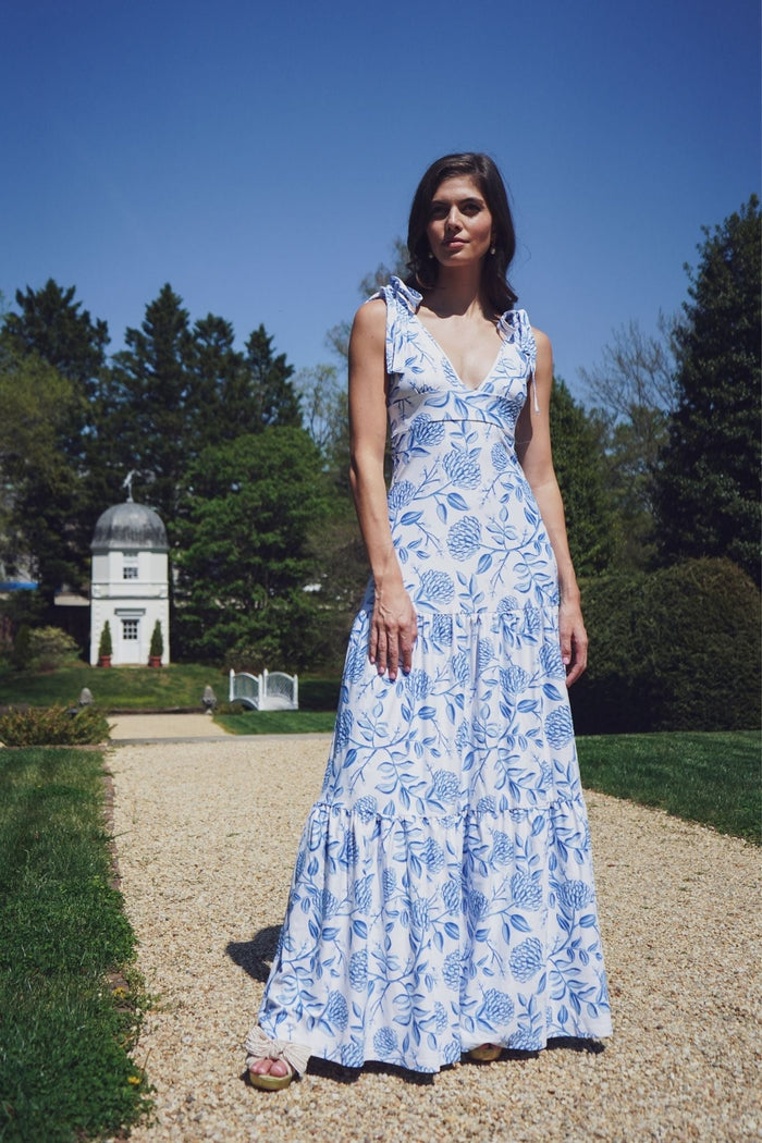 Clementine Dress in Dahlia Crush