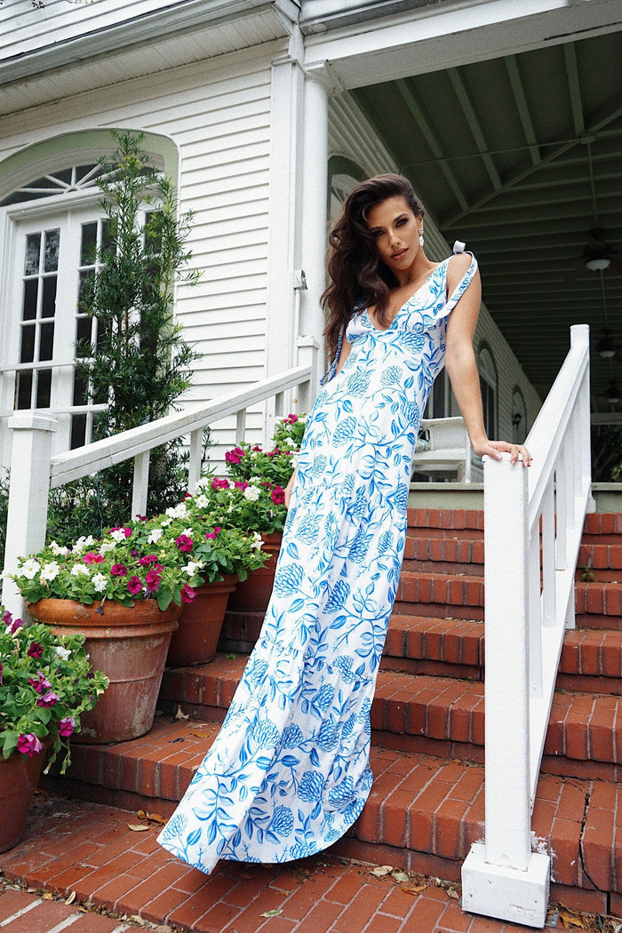 Clementine Dress in Dahlia Crush
