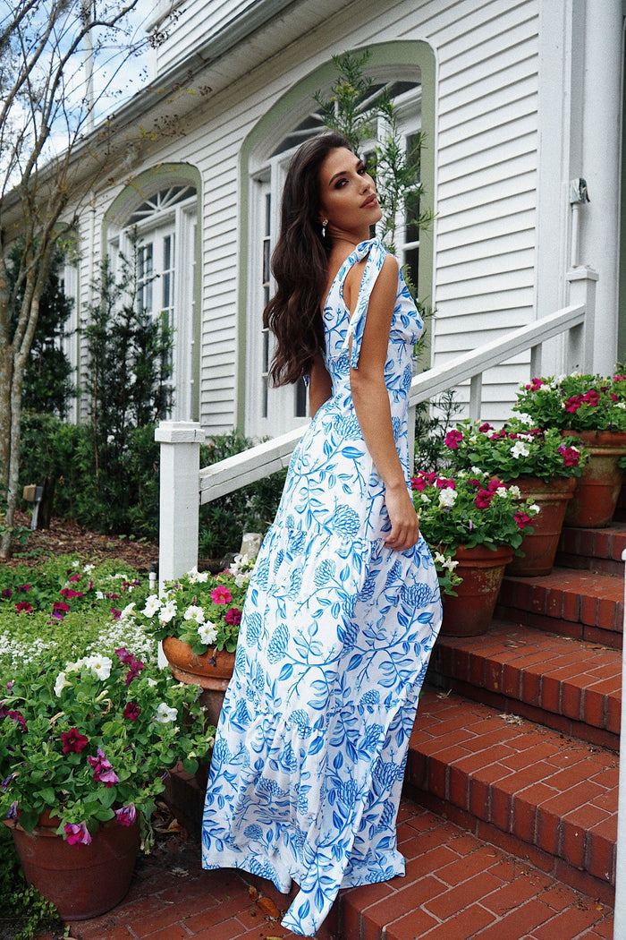 Clementine Dress in Dahlia Crush