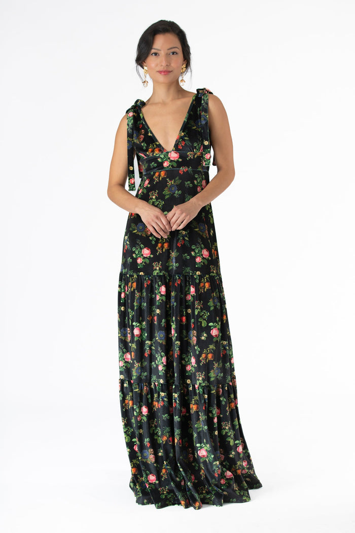 Clementine Dress in Forbidden Fruit