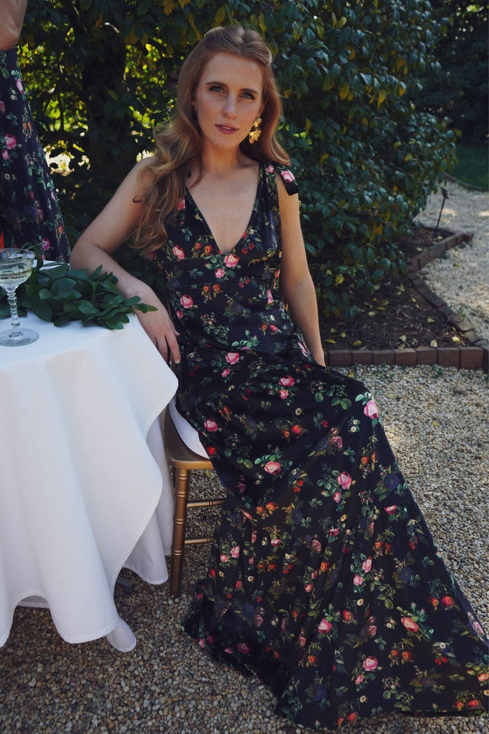 Clementine Dress in Forbidden Fruit