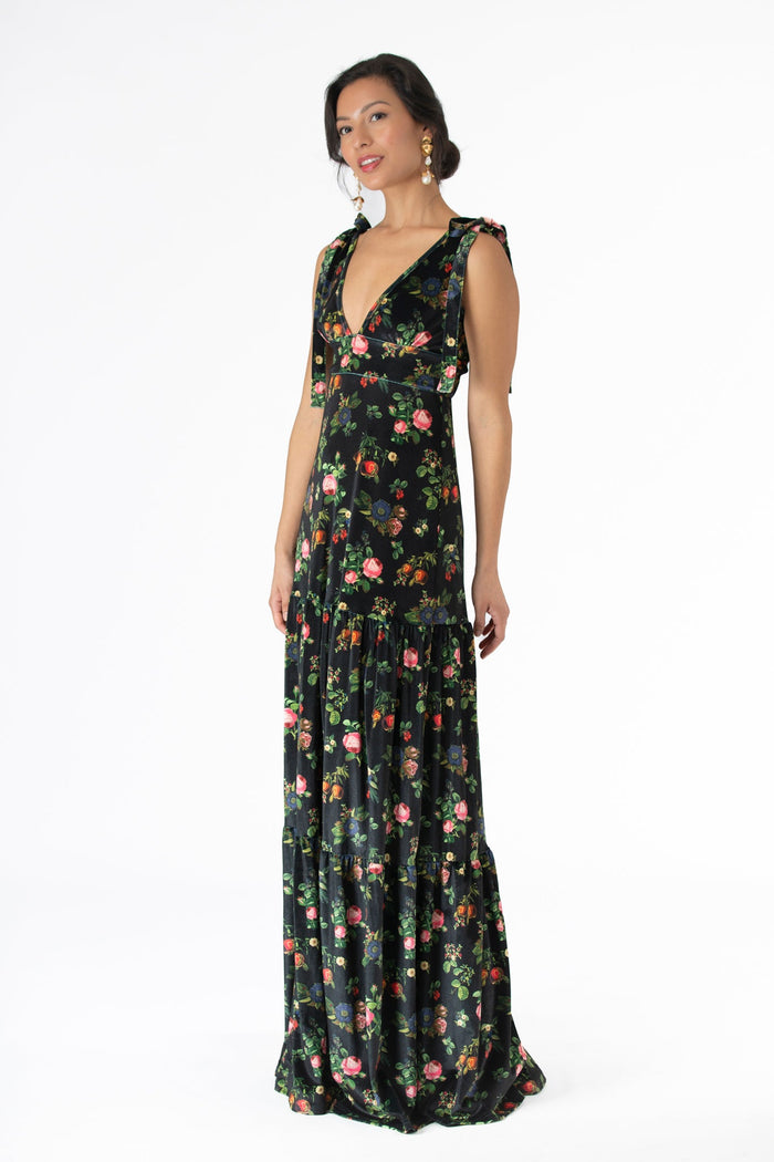 Clementine Dress in Forbidden Fruit
