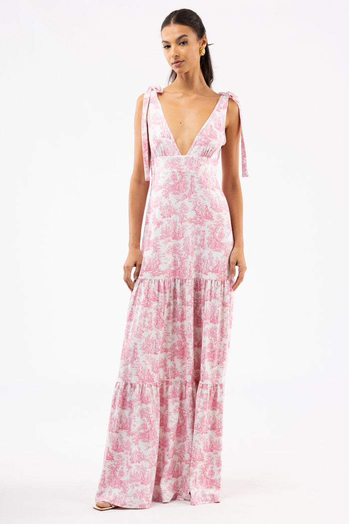 Clementine Dress in Love Thorn Rose