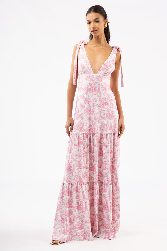 Clementine Dress in Love Thorn Rose