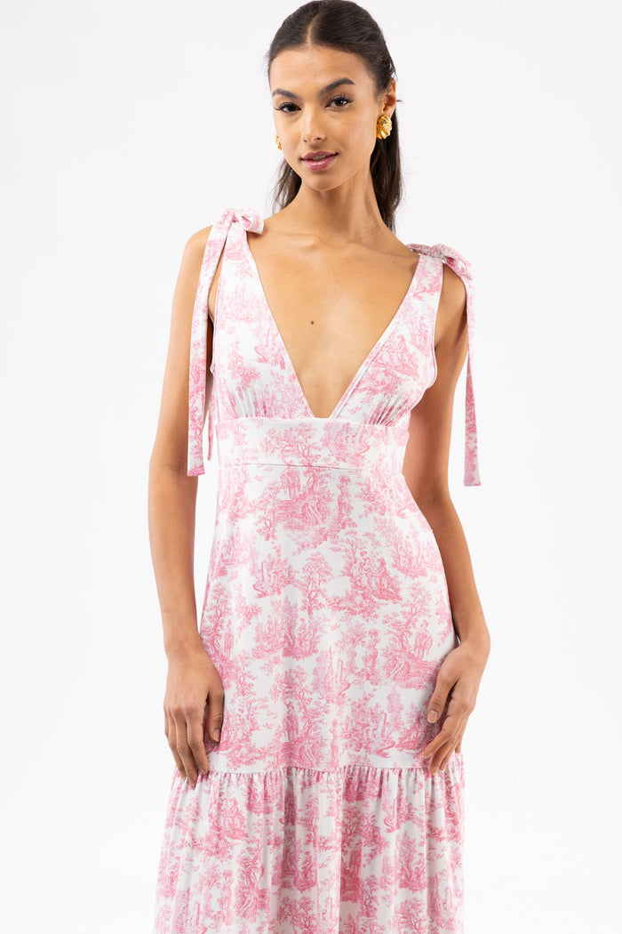 Clementine Dress in Love Thorn Rose