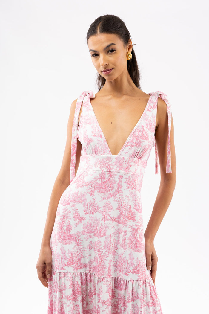 Clementine Dress in Love Thorn Rose