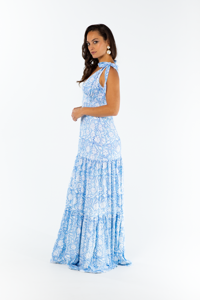 Clementine Dress in Ocean Mist