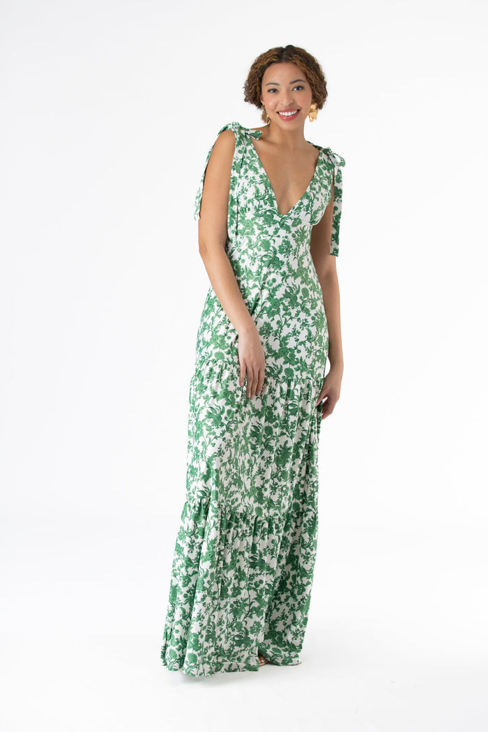 Clementine Dress in Rosemary Waltz