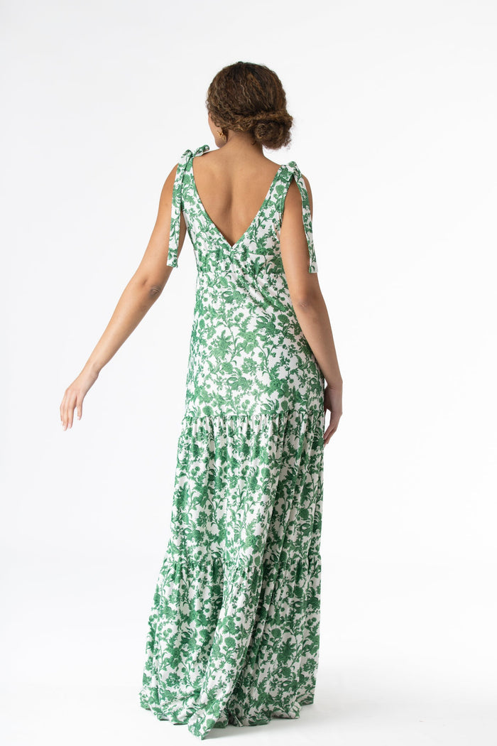 Clementine Dress in Rosemary Waltz