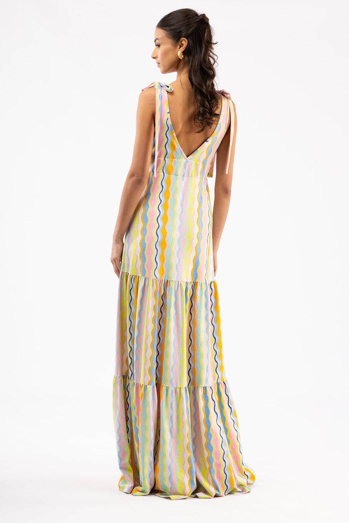 Clementine Dress in Summer Spritz