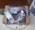 Confezione regalo alla lavanda, idea regalo artigianale e profumata con crema mani e sapone naturale