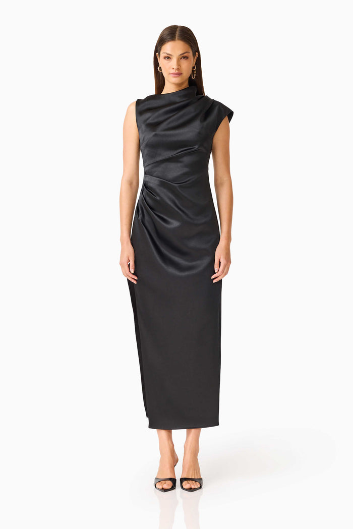 Coralie Maxi Gown in Black