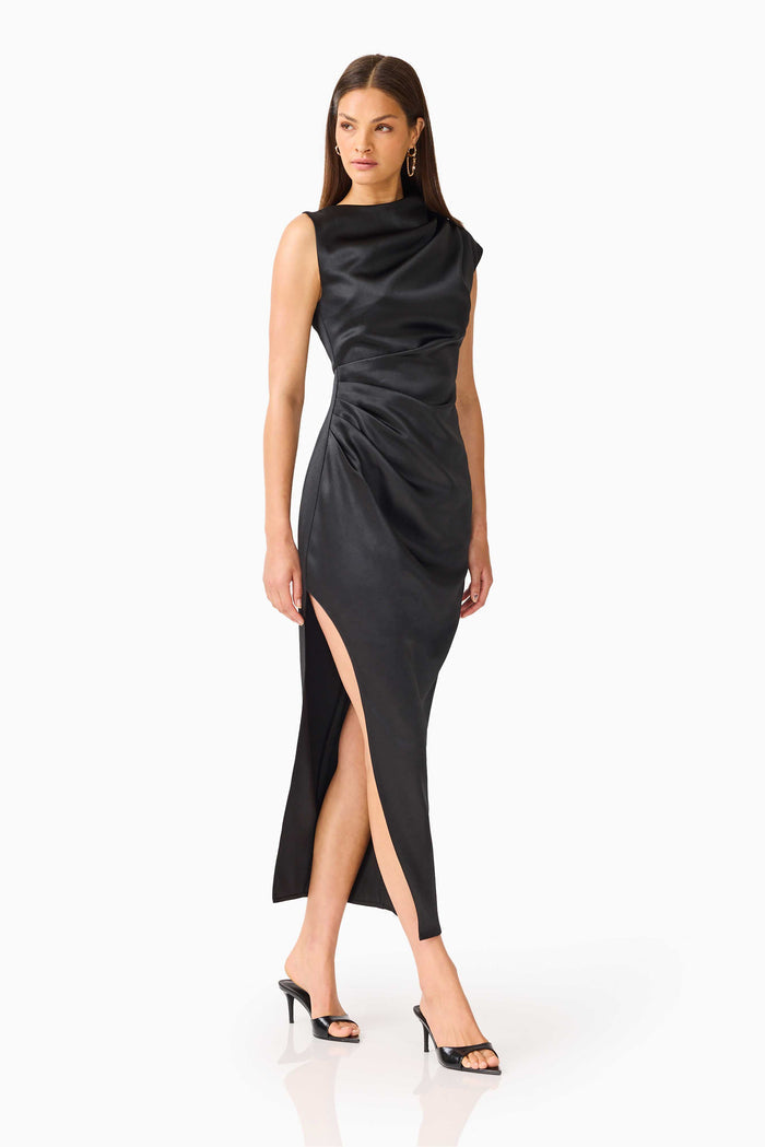 Coralie Maxi Gown in Black