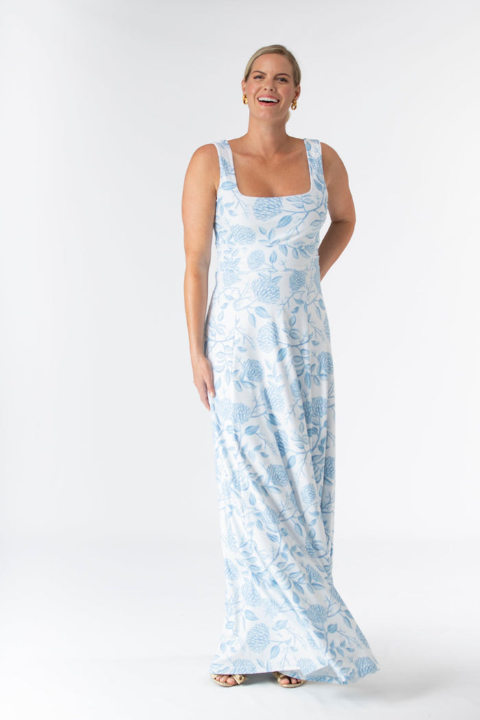 Cosette Dress in Dusty Bloom