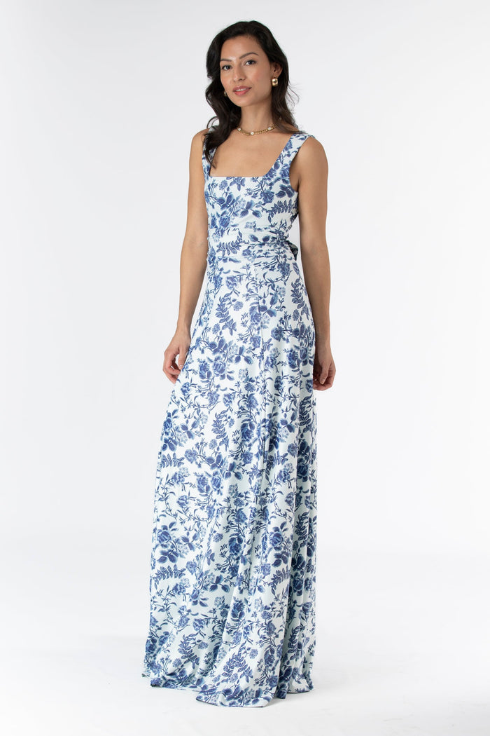 Cosette Dress in Evening Garden