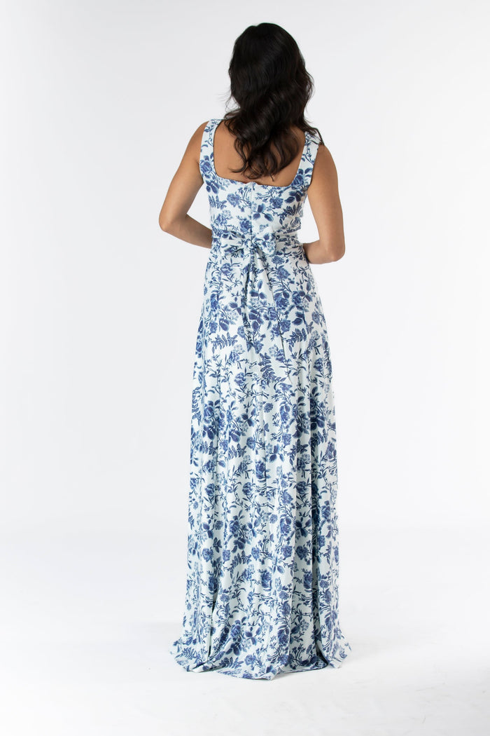Cosette Dress in Evening Garden