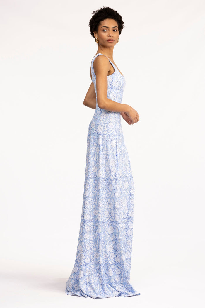 Cosette Dress in Ocean Mist