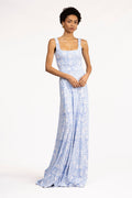 Cosette Dress in Ocean Mist