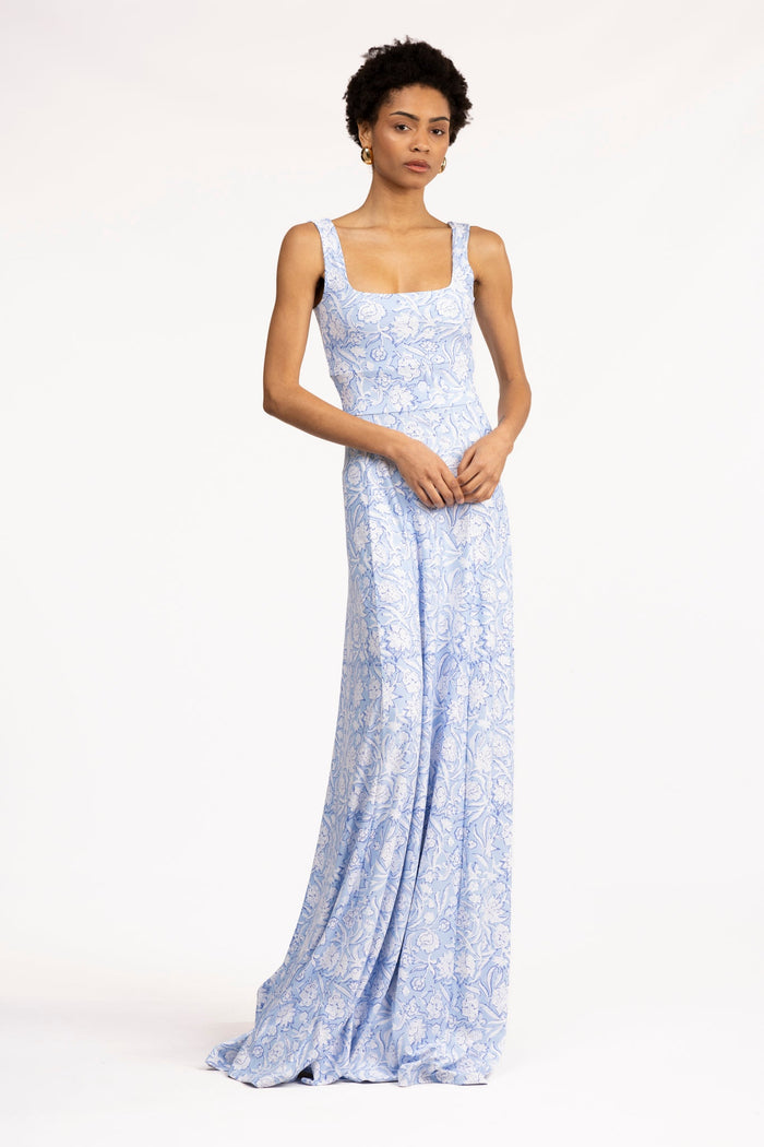 Cosette Dress in Ocean Mist