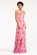 Cosette Dress in Raspberry Chateau