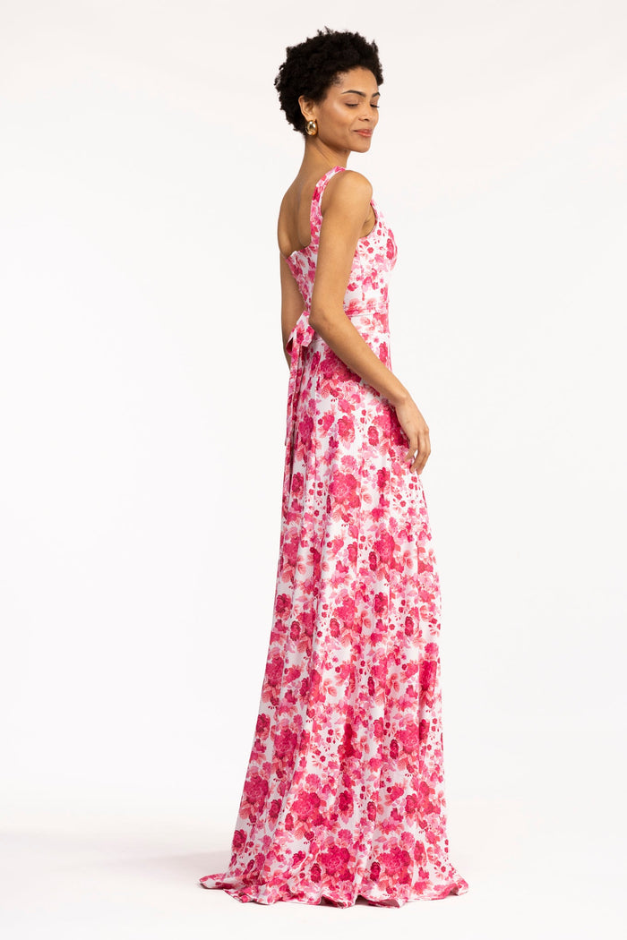 Cosette Dress in Raspberry Chateau