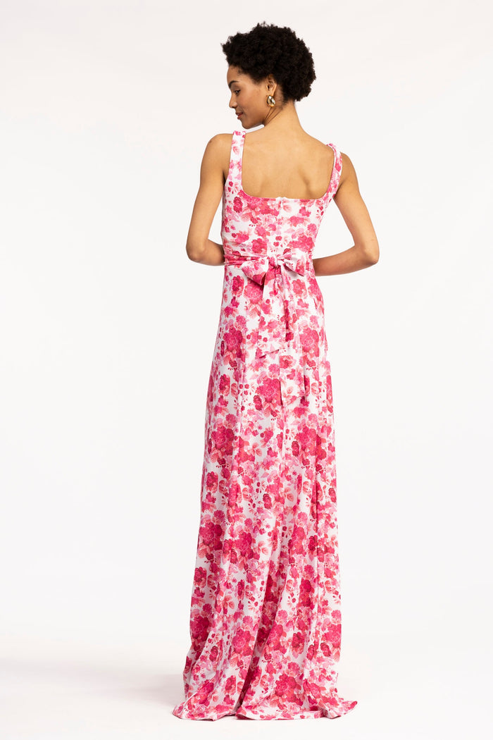 Cosette Dress in Raspberry Chateau