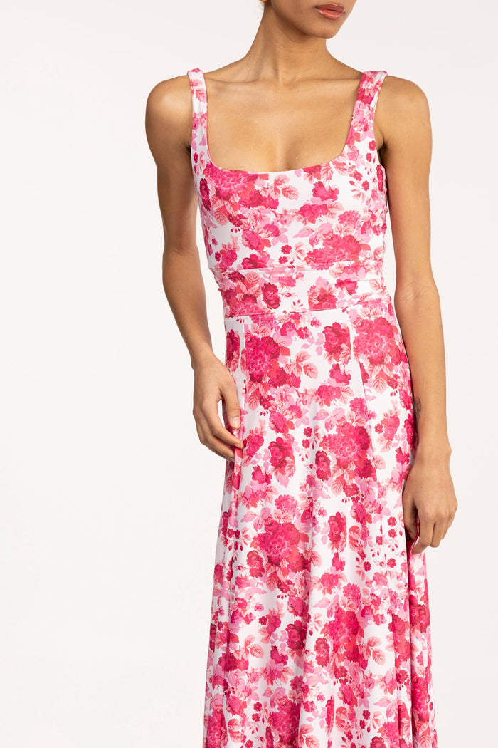 Cosette Dress in Raspberry Chateau