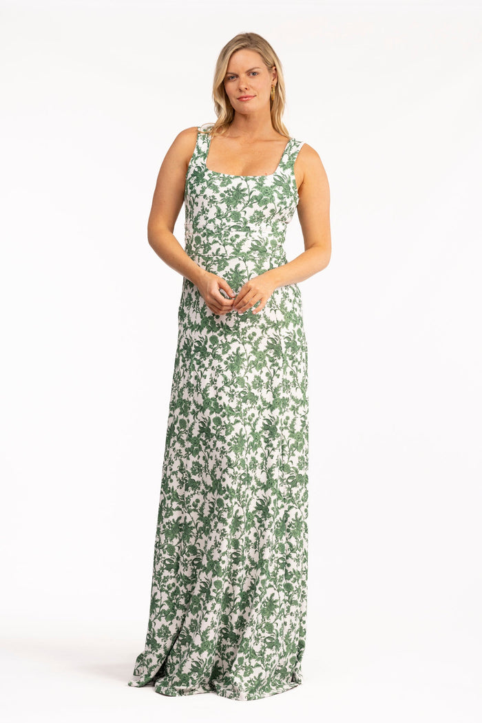 Cosette Dress in Rosemary Waltz