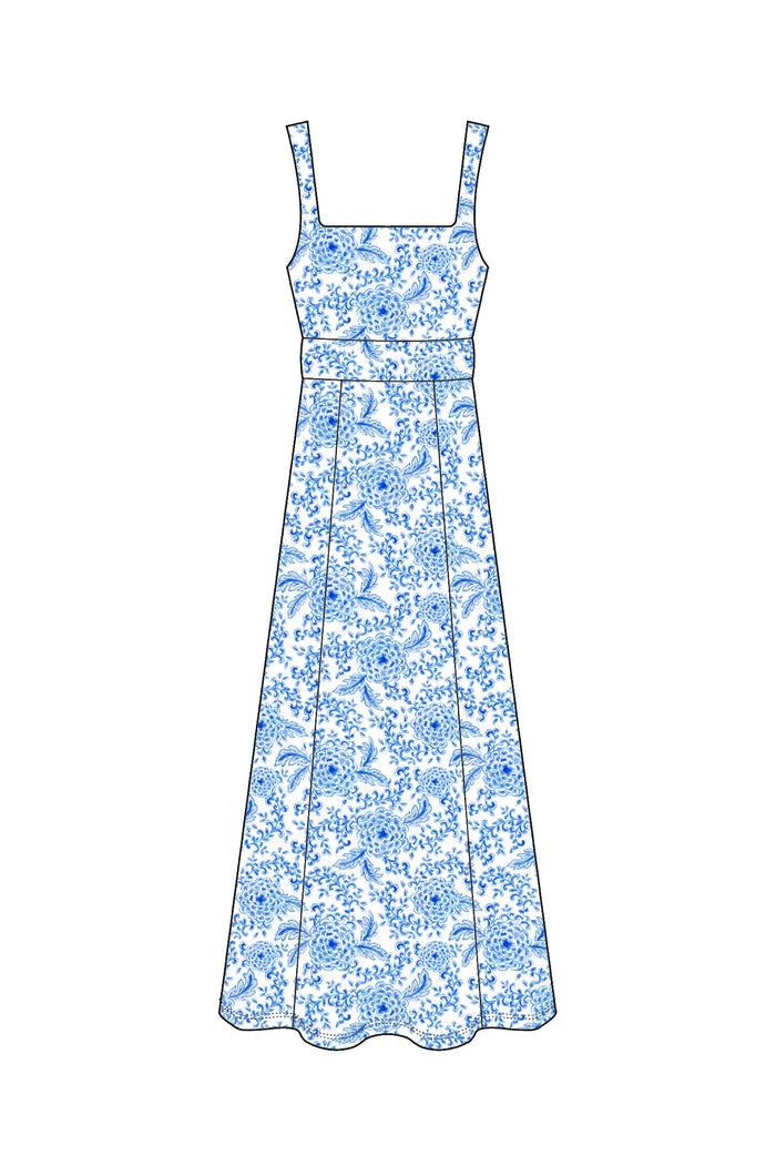 Cosette Dress in Zinnia Love
