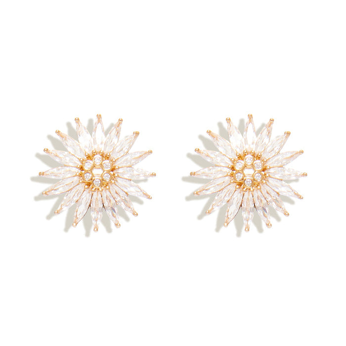 Crystal Madeline Stud Clear