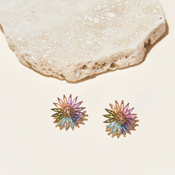 Crystal Madeline Stud Multi
