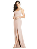 Model wearing Dessy Collection 3013 bridesmaid dress